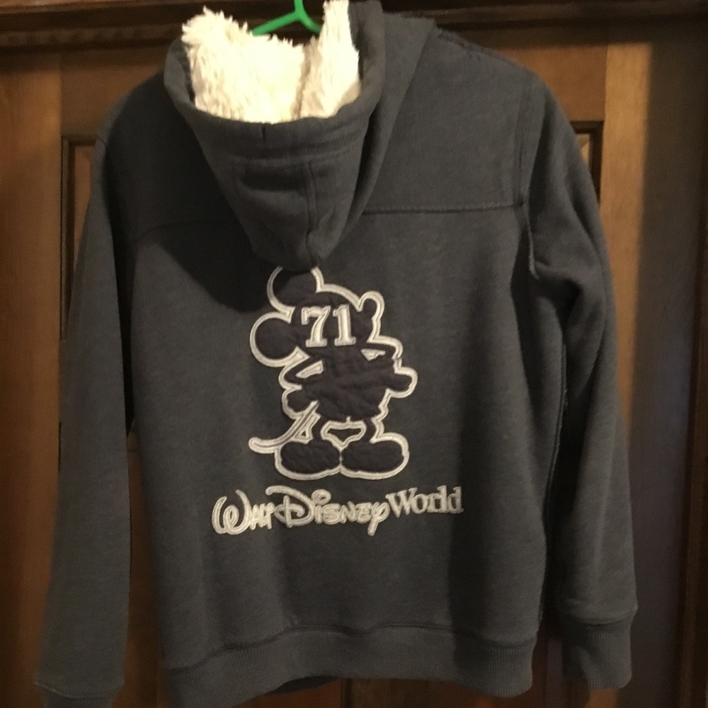 Disney World Womens Hoodie Gray size L